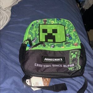Boys Minecraft small backpack NWT